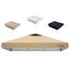 10x10 Canopy Replacement Top with Air Vent(Khaki,Top Only)