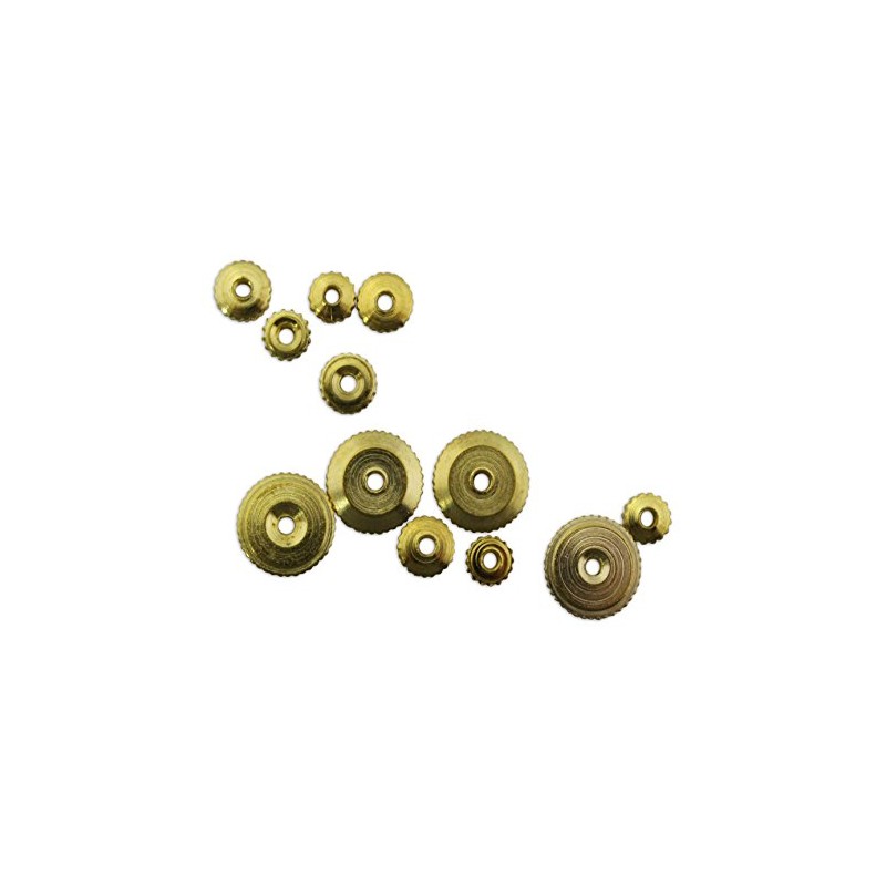 Jewellers Tools BRASS CLOCK HAND NUTS : American Metric Clockmakers