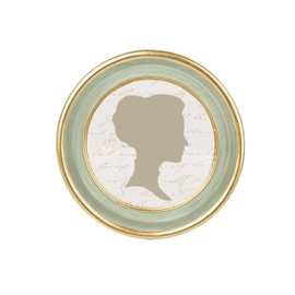 AELS 4x4 Inch Vintage Picture Frame, Elegant Antique Photo Frames with Glass Front, Photo Display, Tabletop Wall Hanging, Gift Ideas, Oval Sage Green with Gold Trim