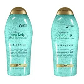 OGX Jabón Exfoliante Ogx Ácido Hialurónico+ Algas Marinas 2 Pack