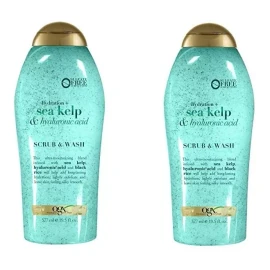 OGX Jabón Exfoliante Ogx Ácido Hialurónico+ Algas Marinas 2 Pack