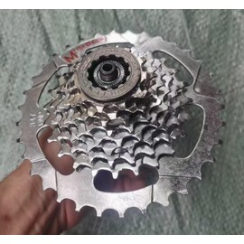 Fit DNP Chrome-Plated 11-12-13-tooth One-34T Bicycle 9-Speed Cassette Flywheel