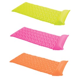 Intex Tote 'N Float Wave Mat Floating Pool Lounger with Headrest (3 Pack)