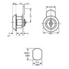 Cabinet Lock Furniture Lock Letter Box Lock 8 mm Lever