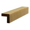 EWCG11 Corner Guard Molding 7/8" x 7/8" Trim. Unfinished, Red