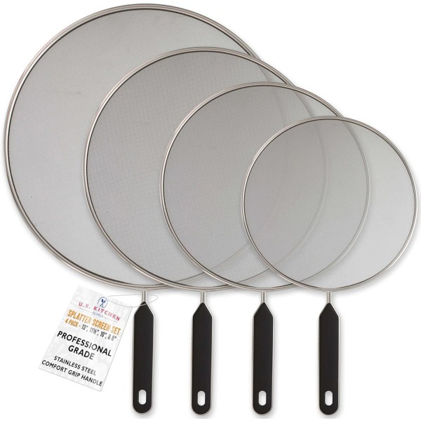 Does not apply 4-Piece Stainless Steel Splatter Guard Set (13",