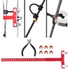 Bow String Nocking Points Pliers Set T Ruler Nocking Buckle