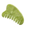Healvian 1PC Jade Comb Gua Sha Board Natural Jade Massage