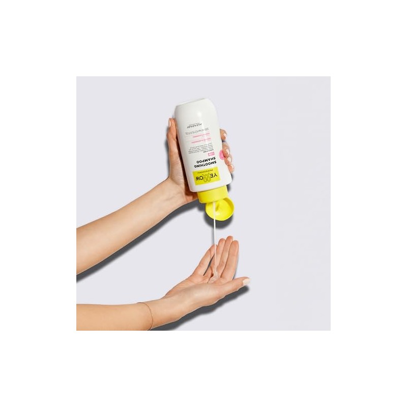 Alfaparf Milano Yellow Professional Smoothing Shampoo, Champú Alisador con Keraveg