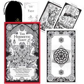 Tarot Card [Hermetic Tarot Deck] Tarot Divination Beginner Japanese Instruction Manual Included (English Language Not Guaranteed)