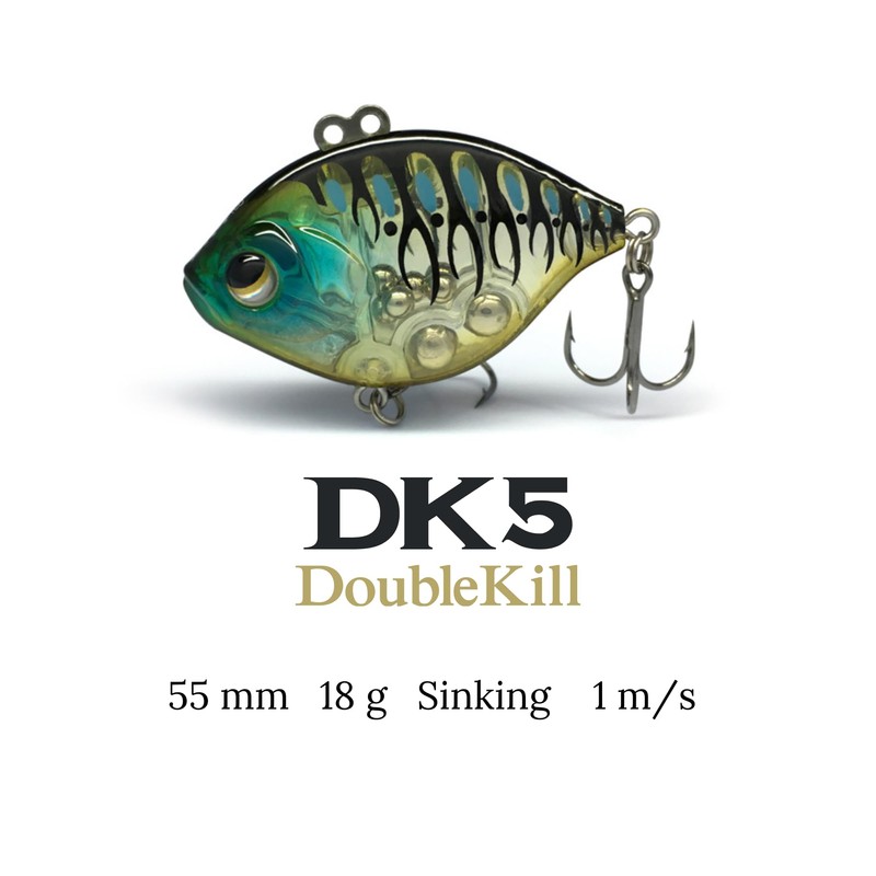 Lurefans Crankbait DK5 Purple Wakasagi #22