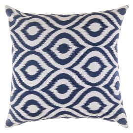 TreeWool®, Pack of 2 Decorative Cushion Covers, Ikat Ogee Design,100% Cotton