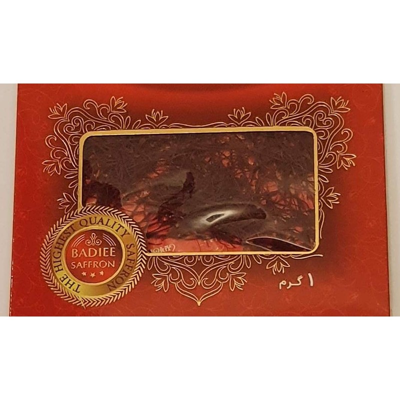 1g Saffron Negin Kesar Thread Zaffrano Gold Spice ISO Certified