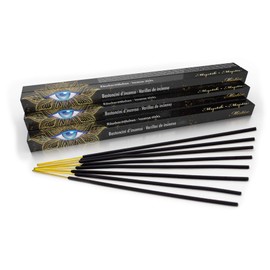 Premium Incense Sticks Mysticism: Naturally Traditional from India in Fair Manufacturing. Large Pack of 10 Boxes = 80 Pieces Each 45 Minutes Esoteric Witch Fragrances