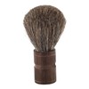Mikinona 1pc Natural Wooden Handle Bristle Beard Brush for Men