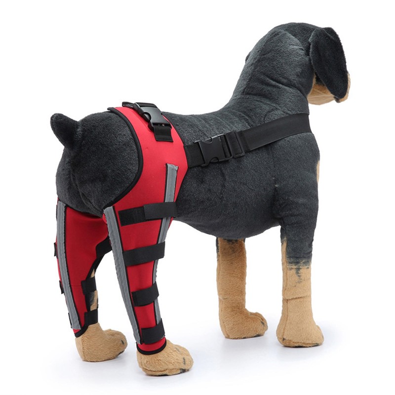 Dog Leg Brace Elastic Safe Shockproof Pet Knee Pads with