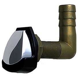 Perko 0561DP4CHR Gas Tank Vent with Swivel Elbow , black