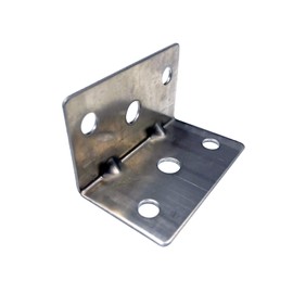 Berta Heavy Duty Galvanized Metal Corner Braces L Shape Brackets 33x25x25 mm, 90 Degree Joint Right Angle L Bracket for Furniture/ Wood /Cabinets/ Shelves (Without Mounting Screws, 24 Pieces)