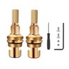 HAUKING Brass 1-001 & 1-002 Ceramic Valve Set, Compatible with