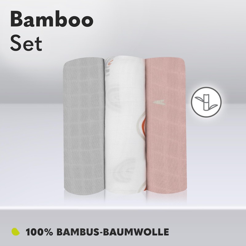 Lionelo Pieluszki dla dziecka Bamboo Set Rainbow