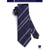 Hisdern A3-02 Washable Necktie and Pocket Square Clip Set, 3-Piece,