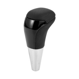 RATCHROLL Automatic Gear Shift Knob for Lexus LS430 2001-2006 Plastic Faux Leather Automotive Gearbox Stick Shifter Lever Knob Black Silver Tone