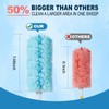 50Pcs Duster Refill Compatible with Swiffer Hand Duster +4FT Extended