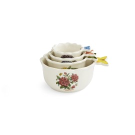 Portmeirion - Botanic Garden Bouquet Collection – Set of 4 Measuring Cups with Figural Butterfly Handle