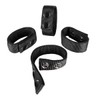 IronSeals 4 Pack Black Nylon Belt Keeper Buckle Clip with