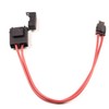 JIAKUPA 32V 16AWG Car Fuse Holder 30A Mini Fuse Adapter