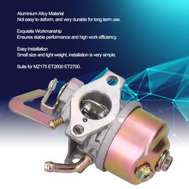 Engine Carburetor, Generator Accessory Set, Aluminium Alloy Carburetor with Washer and Tube for MZ175 ET2600 ET2700