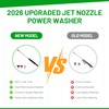 2026 Upgraded Jet Nozzle Power Washer for Garden Hose, Hydro