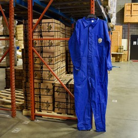 ShuBee® Trishield® Disposable Coverall Suit with Heavy Duty Zipper, Elastic Wrist & Ankles Five Pockets -Without Hood