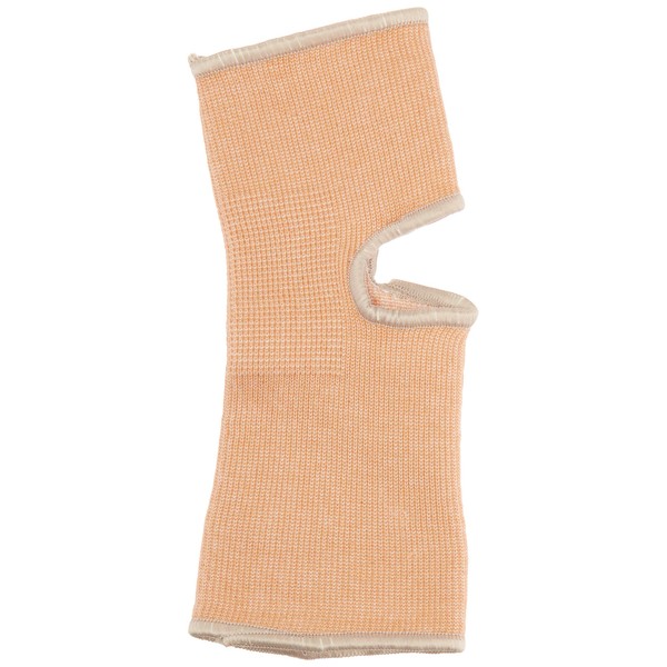 Rolyan Knit Ankle Sleeve, Foot & Ankle Compression Sleeve, Tan, Small