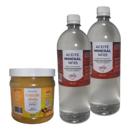 Cera De Abeja Y Aceite Mineral Para Madera Grado Alimenticio