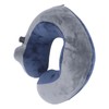 Self Inflatable Travel Pillow U Shaped Portable Neck Chain Support
