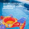 Airship Inflatable Pool Float Multifunctional Floating Swimming Raft with Steering