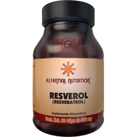 Essential Nutrition, Resverol (Resveratrol) - 60 Cápsulas De 500 Mg