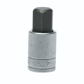 Teng Tools 17mm 1/2 Inch Drive Metric Hex Allen Bit Socket - M121517-C