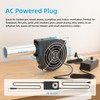 Yeuzbur Variable Speed Blower Fan with Speed Controller, Centrifugal Air