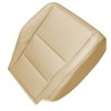 Priprilod Tan Leather Passenger Side Bottom Replacement Seat Cover Compatible