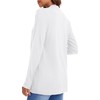Urban CoCo Womens' Long Sleeve Knit Sweater Cardigans Curved Hem