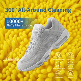 elook Shoe Washing Machine Bag, Reusable Trainer Sneaker Laundry Shoe Bag for Washing Machine, Shoe Cleaning Bag for All Shoe Types And Sizes - 39 x19 cm