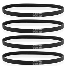 4pcs Wh01X27538 Washer Drive Belt, Rubber Clothes Washing Machine Replacement Part Compatible with Ge AP6328256 PS12299369 4587903 290D1101P005