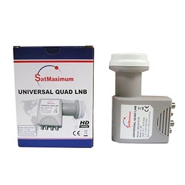 Cables Direct Online FTA Universal KU Band LNB Quad 0.1dB Satellite Dish LNBF Linear Polarized (0.1 dB Quad)