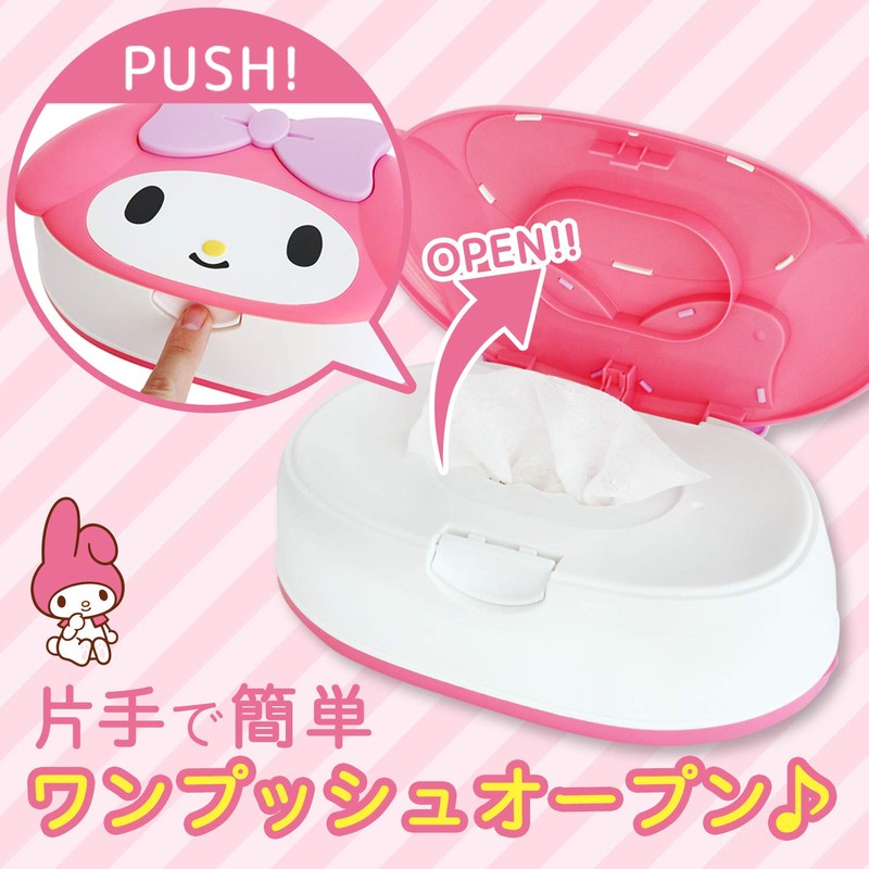 マイメロディ 水99.9% ウェットティシュ ケース付き