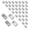 HASLED Pack of 40 M8 T-Slot Nuts Made of Carbon