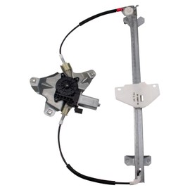 TRQ Front Left Power Window Regulator & Motor Assembly Drivers Side Compatible with 2010-2013 Ford Transit Connect