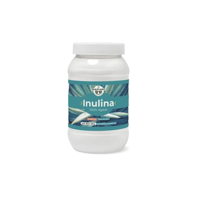 Inulina Prebiótica 320g Pasiguaro Polvo Sin Sabor Vegana Sin Gluten