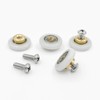 4 PCS Shower Door Rollers Replacement Shower Door Wheels Runners